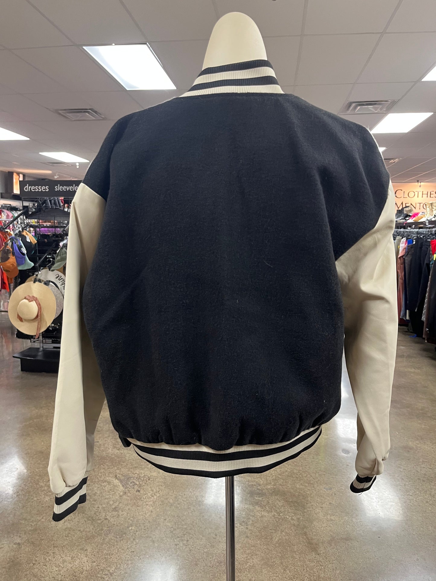 Jacket Other By Steve Madden In Black & Cream, Size:Xs