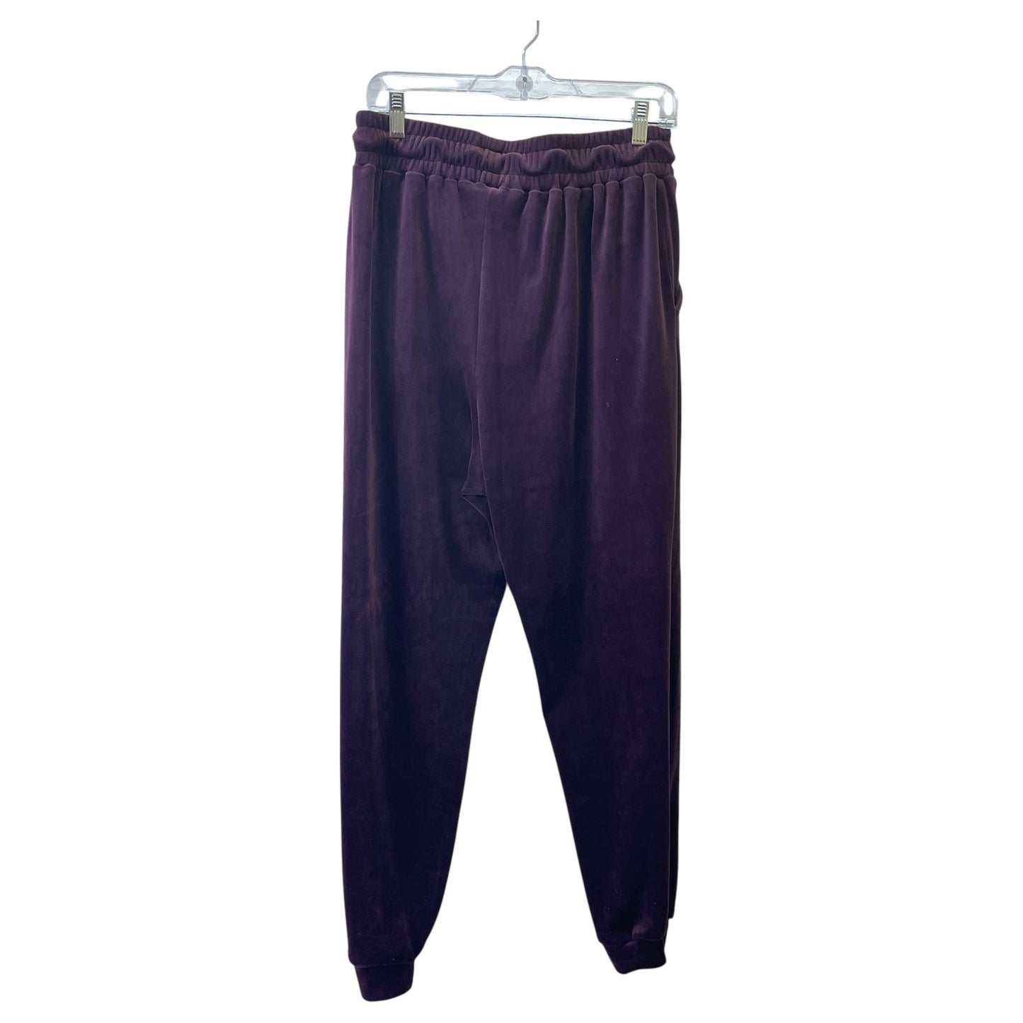Lounge Set Pants By Nicole Miller In Purple, Size:Xl