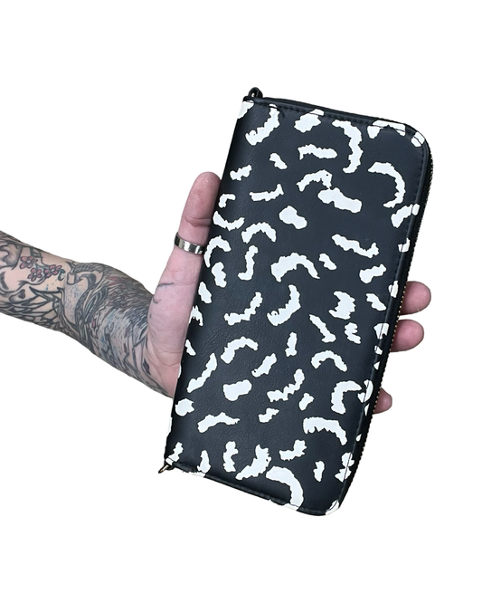 Wallet By A New Day In Black & Cream, Size:Large
