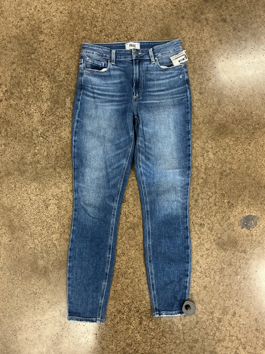 Jeans Skinny By Paige In Blue Denim, Size:4