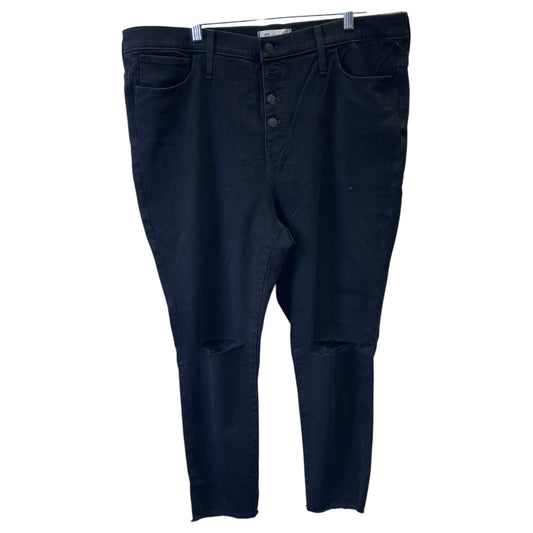 Jeans Boot Cut By Madewell In Black, Size:18