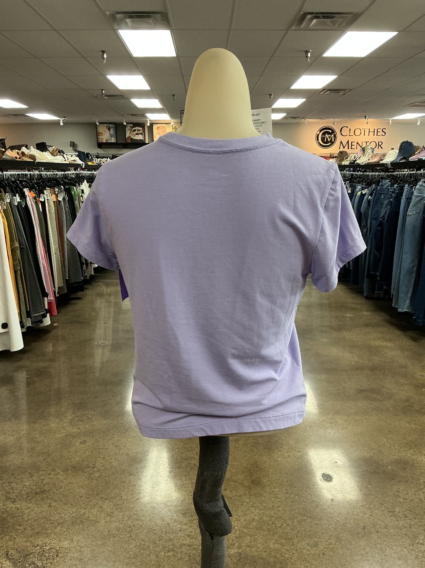 Athletic Top Ss By Nike Apparel In Purple, Size:M