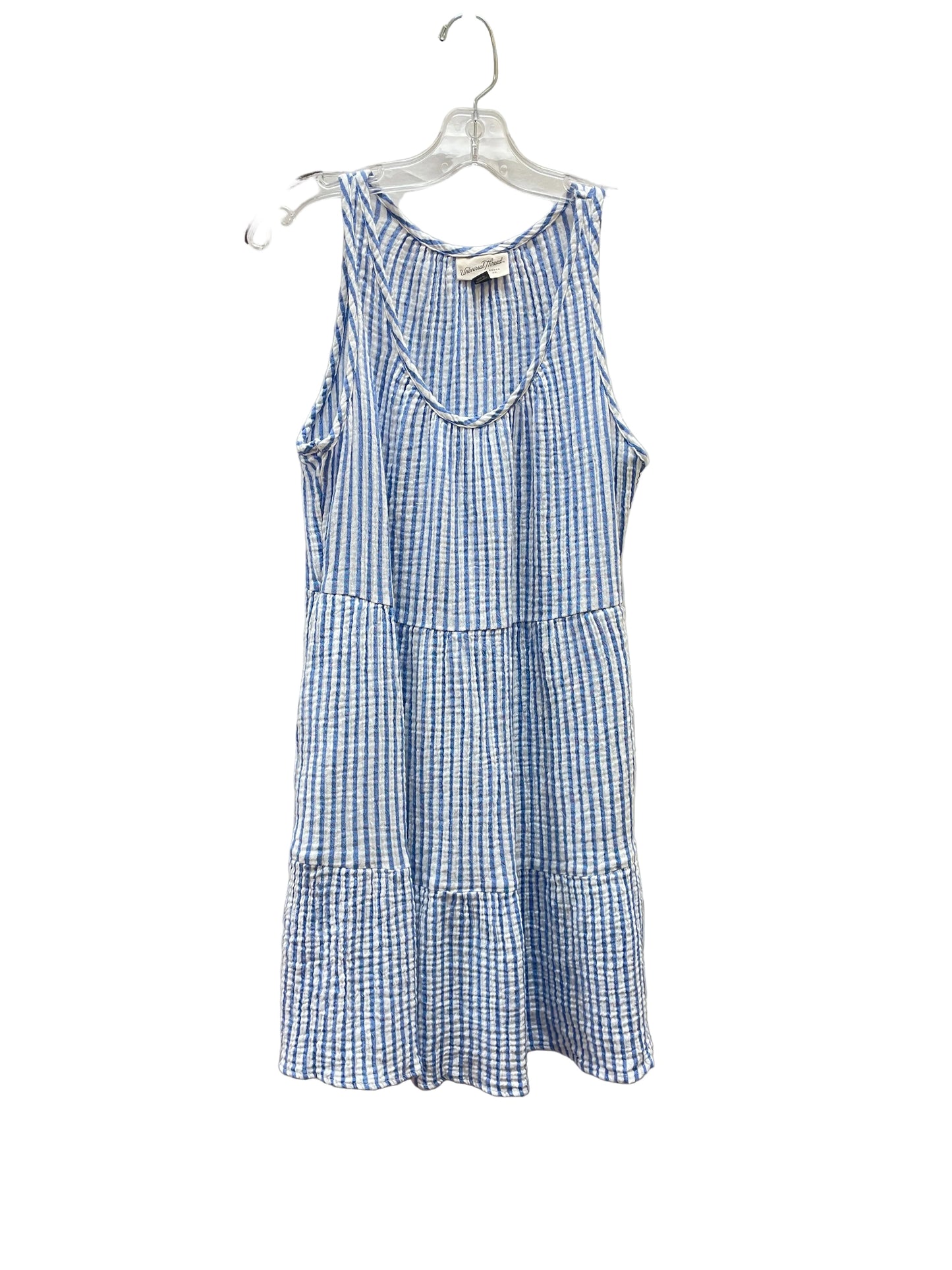 Dress Casual Midi By Universal Thread In Striped Pattern, Size:M