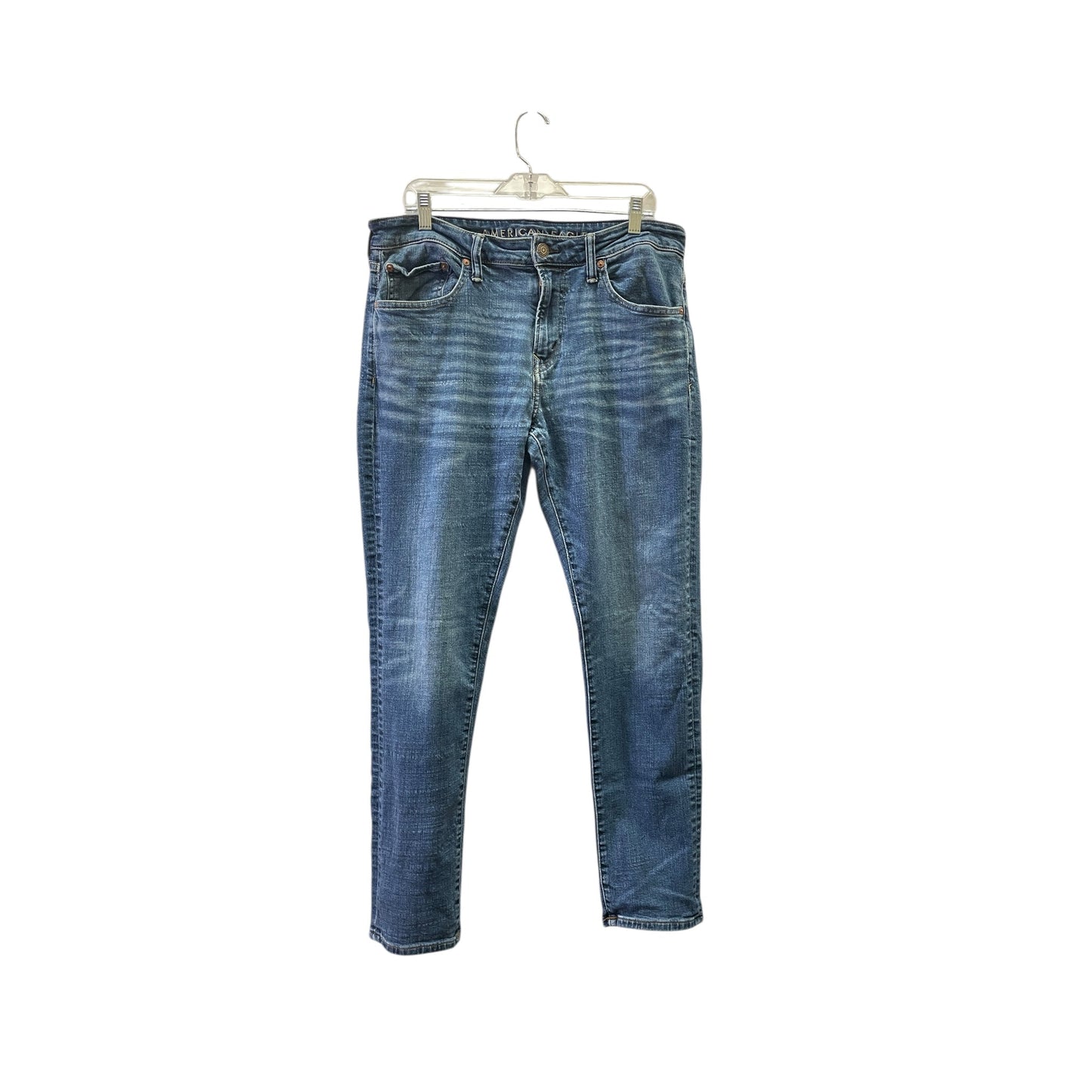 Jeans Boot Cut By American Eagle In Blue, Size:14