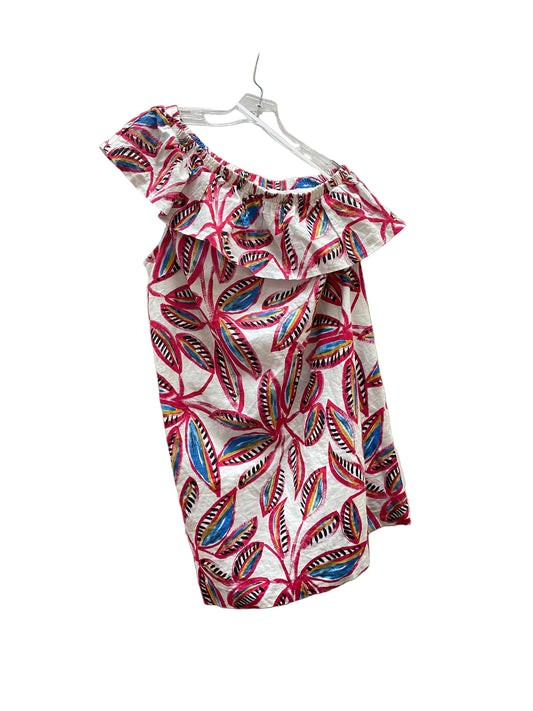 Dress Casual Short By J. Crew In Pink & White, Size:M