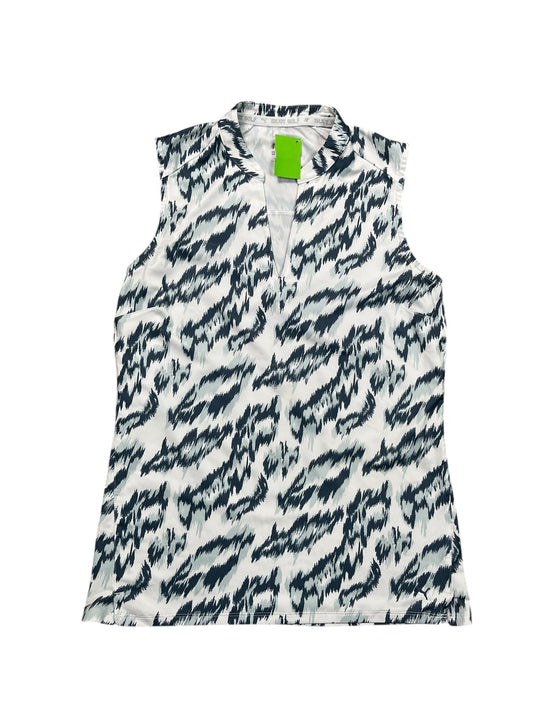 Athletic Tank Top By Puma In White, Size:Xs