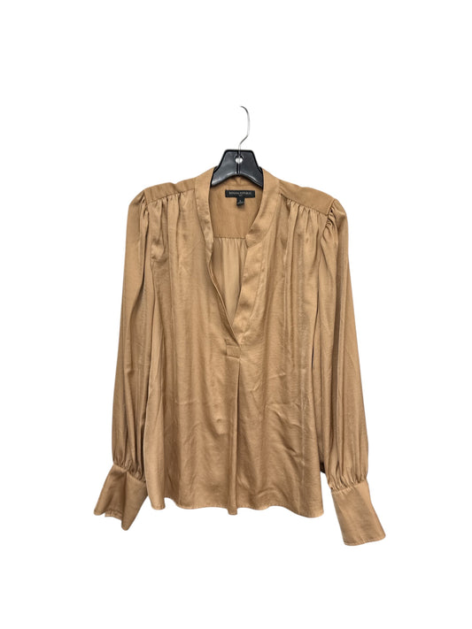 TOP LS by BANANA REPUBLIC In TAN, Size: L