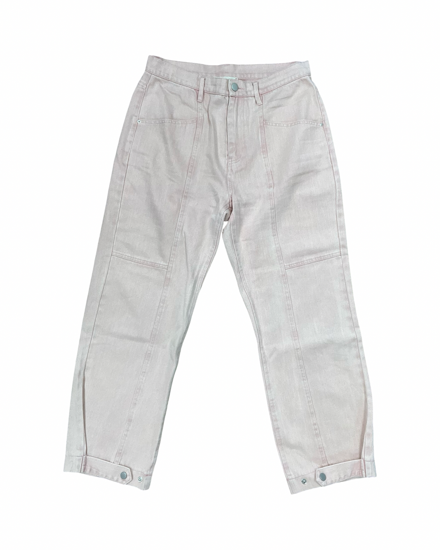 Jeans Straight By Harper In Pink Denim, Size:6
