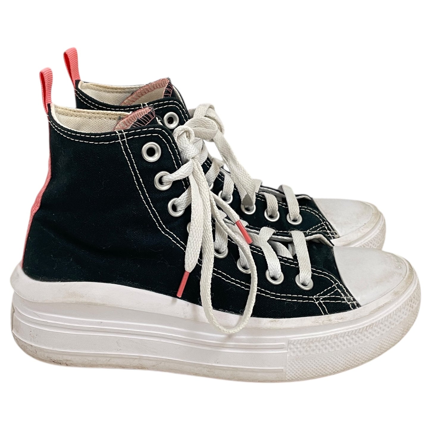 Shoes Sneakers By Converse In Black & Pink, Size:5