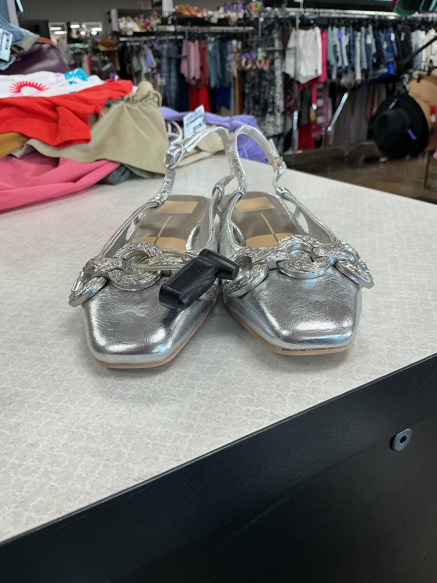 Shoes Flats By Dolce Vita In Silver, Size:6