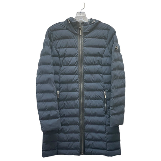 Coat Designer By Michael Kors In Navy, Size:Xs