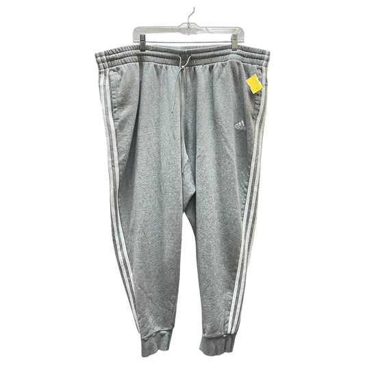 Pants Joggers By Adidas In Grey & White, Size:4X