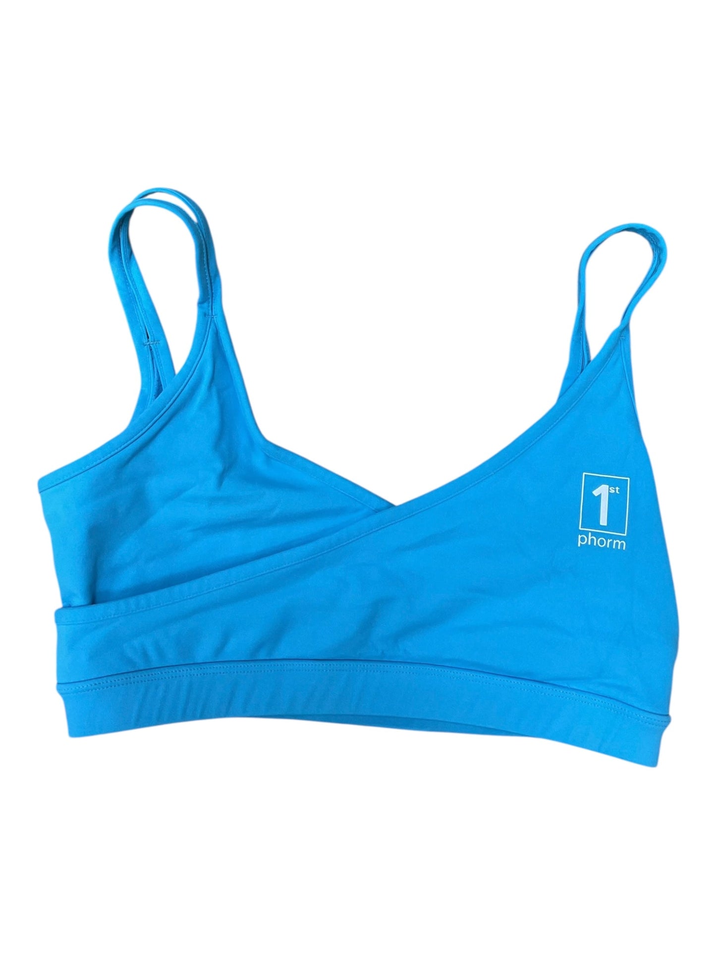 Athletic Bra By Clothes Mentor In Aqua, Size:S