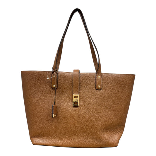 Tote Designer By Michael Kors In Brown, Size:Large
