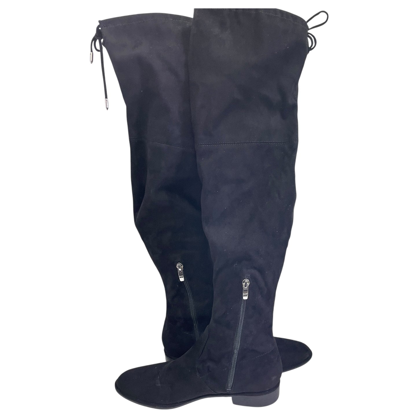 Boots Knee Flats By Marc Fisher In Black, Size:9