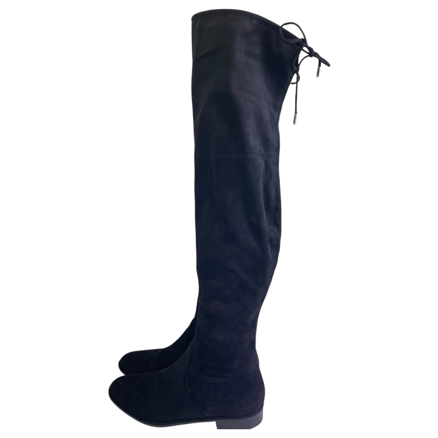 Boots Knee Flats By Marc Fisher In Black, Size:9