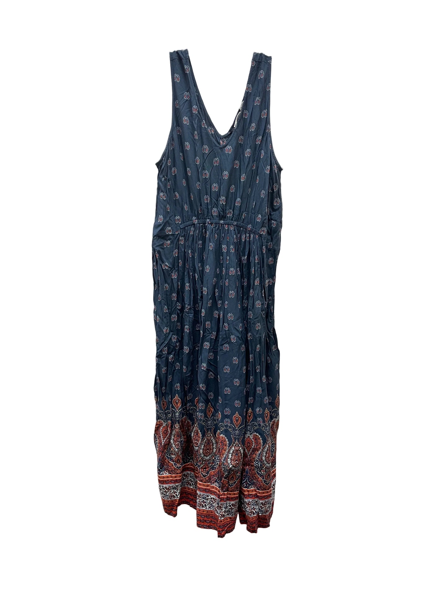 Dress Casual Maxi By Lucky Brand In Paisley Print, Size:2X