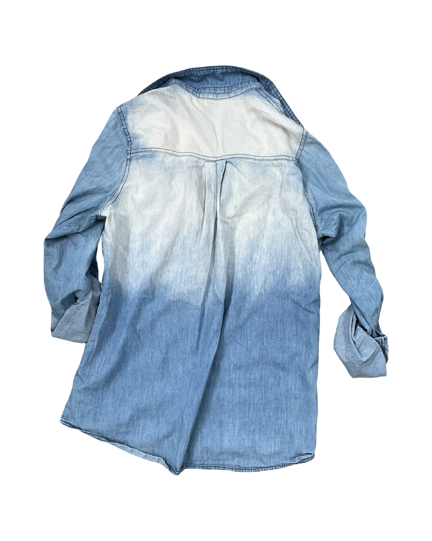 Top Ls By Clothes Mentor In Blue Denim, Size:S
