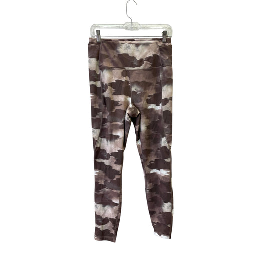 Athletic Leggings By Reebok In Brown, Size:M