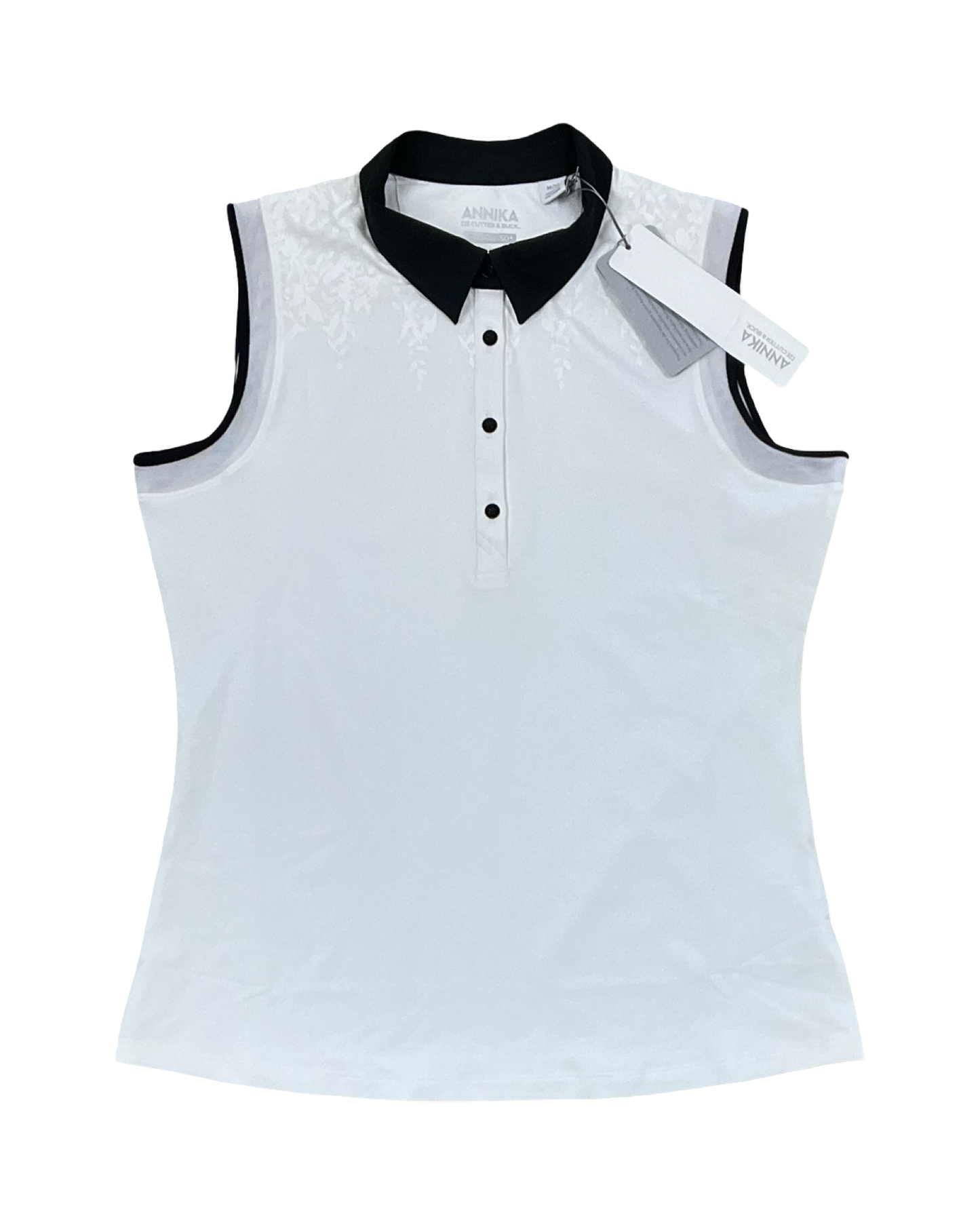 Athletic Tank Top By Cutter And Buck In White, Size:M