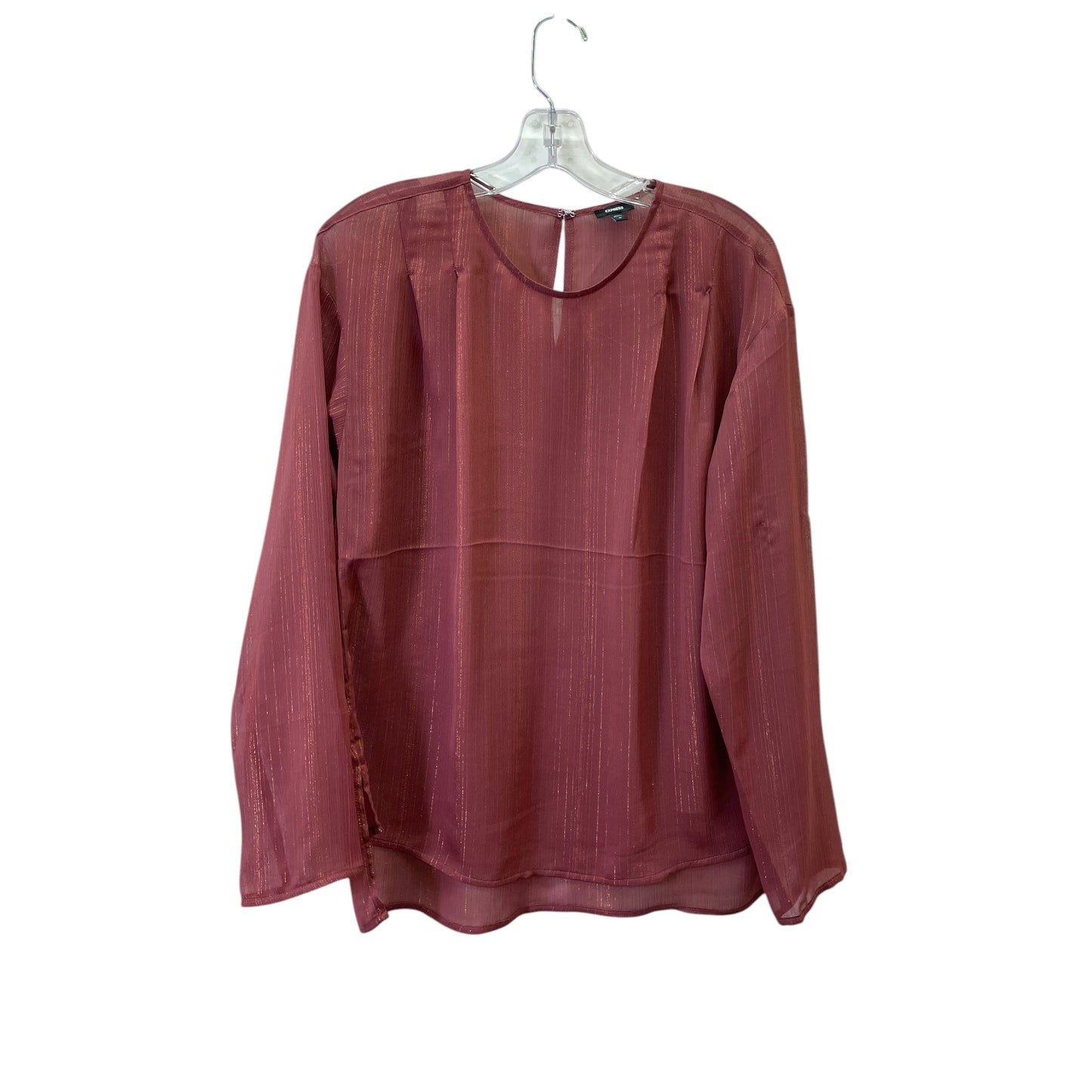 Top Ls By Express In Mauve, Size:M
