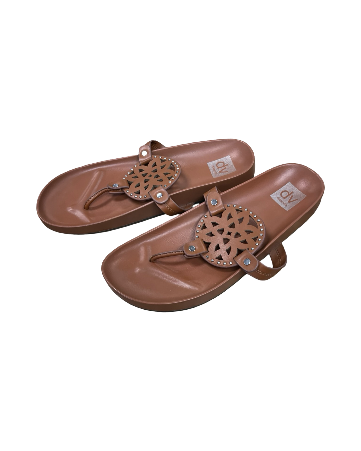 Sandals Flip Flops By Dolce Vita In Tan, Size:9