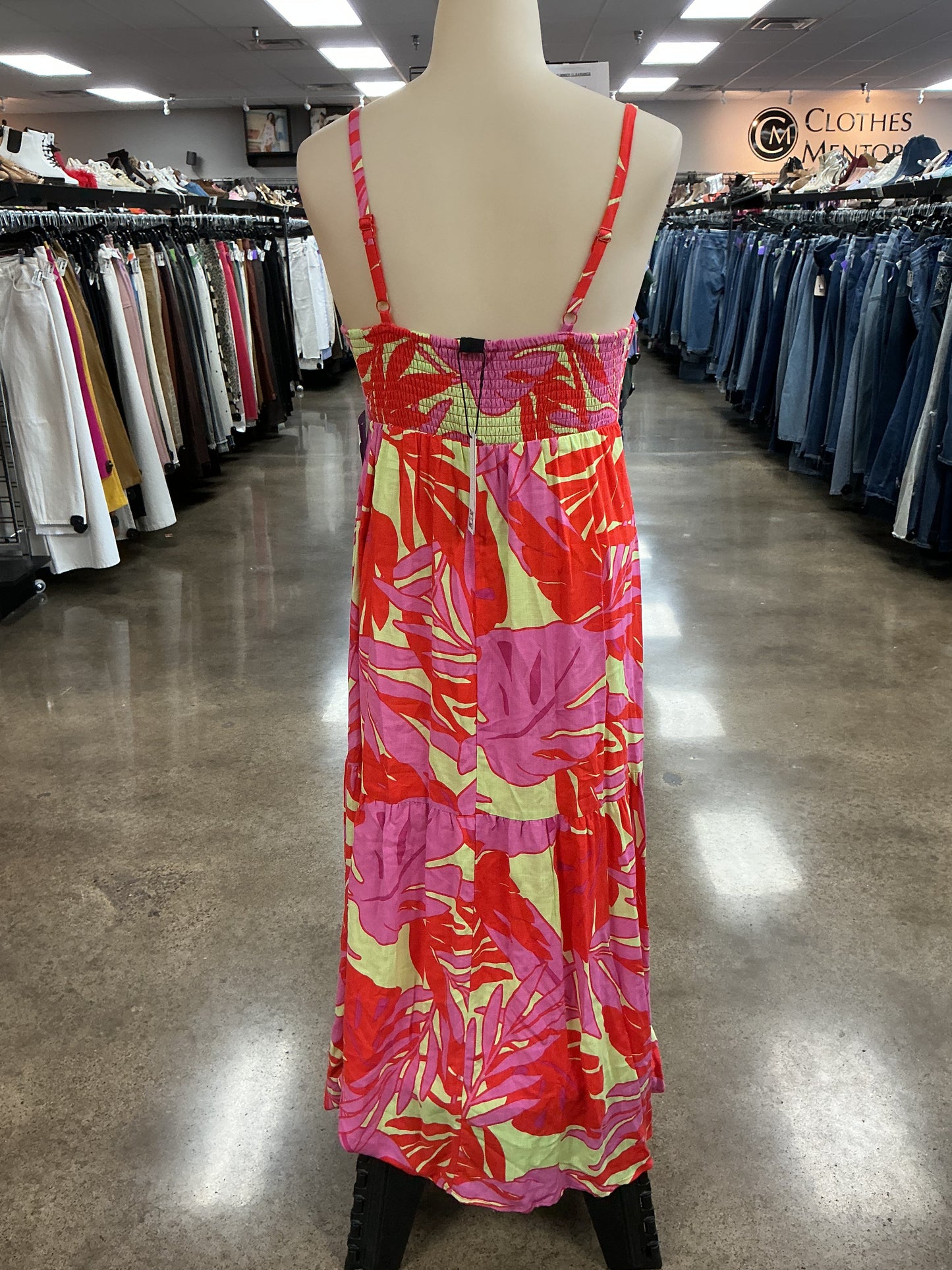 Dress Casual Maxi By Sanctuary In Pink & Red, Size:S