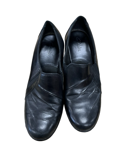 Shoes Heels Block By Clarks In Black, Size:10