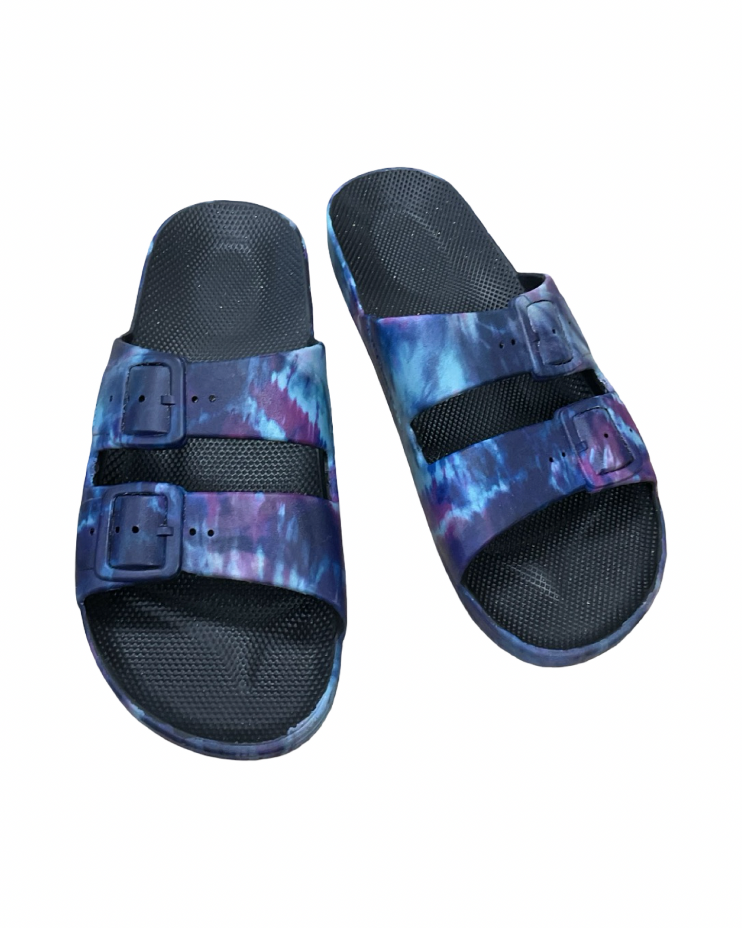 Sandals Flats By Clothes Mentor In Multi, Size:7.5