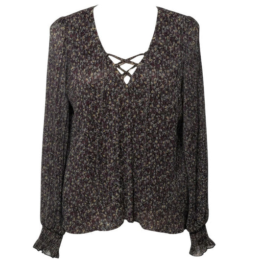 Shiloh Top Long Sleeve By Ramy Brook In Multi-colored, Size: S (estimated)