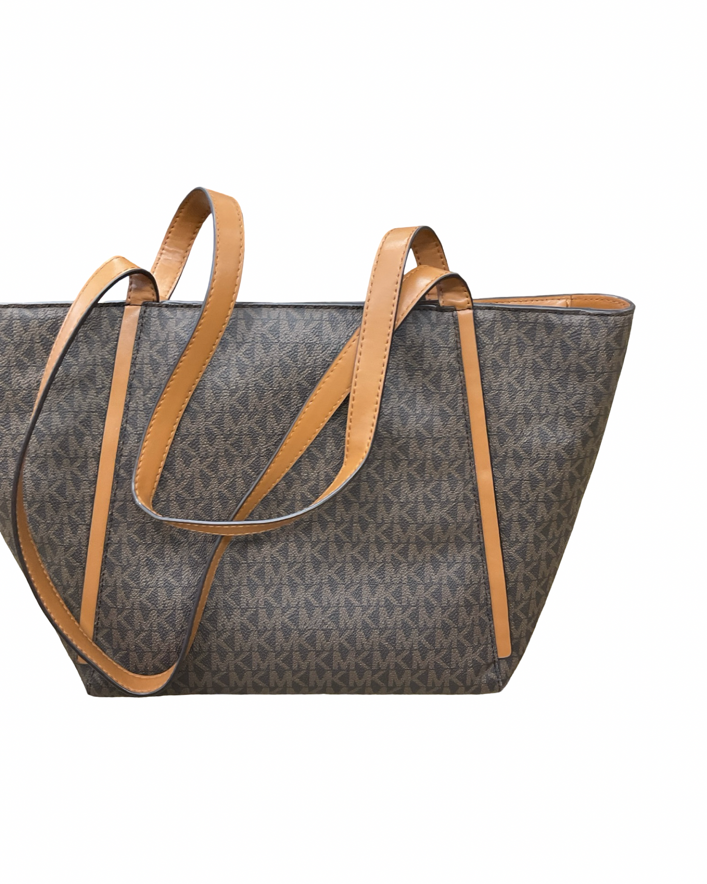Handbag Designer By Michael Kors In Brown, Size:Large