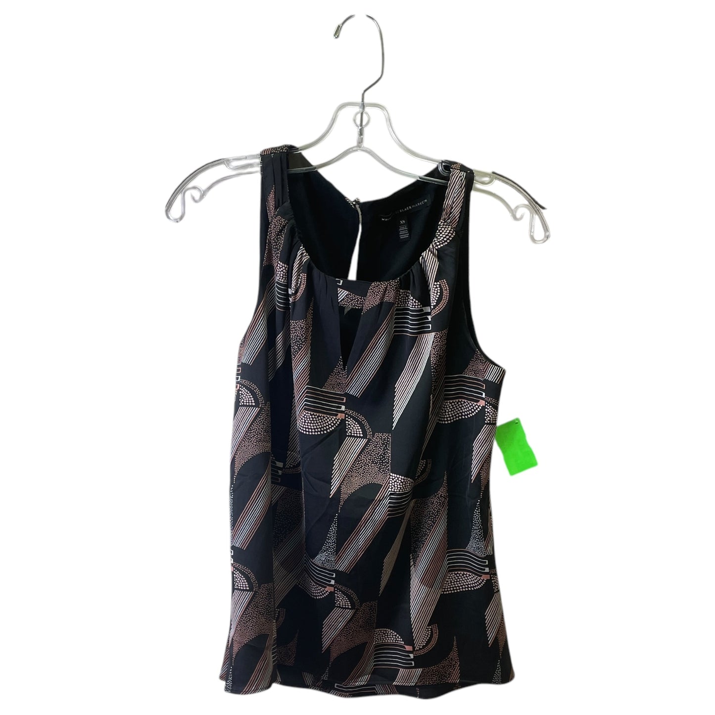 Top Sleeveless By White House Black Market In Black & Brown, Size:Xs