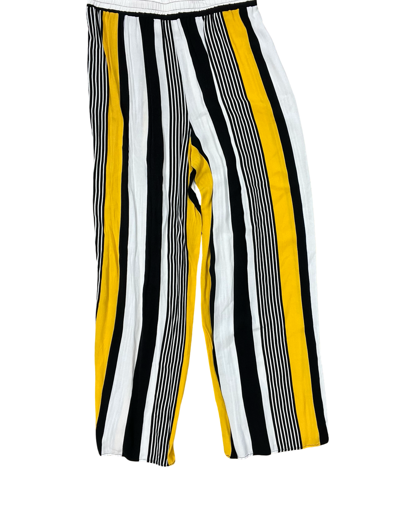 Pants Lounge By Clothes Mentor In Black & Yellow, Size:L