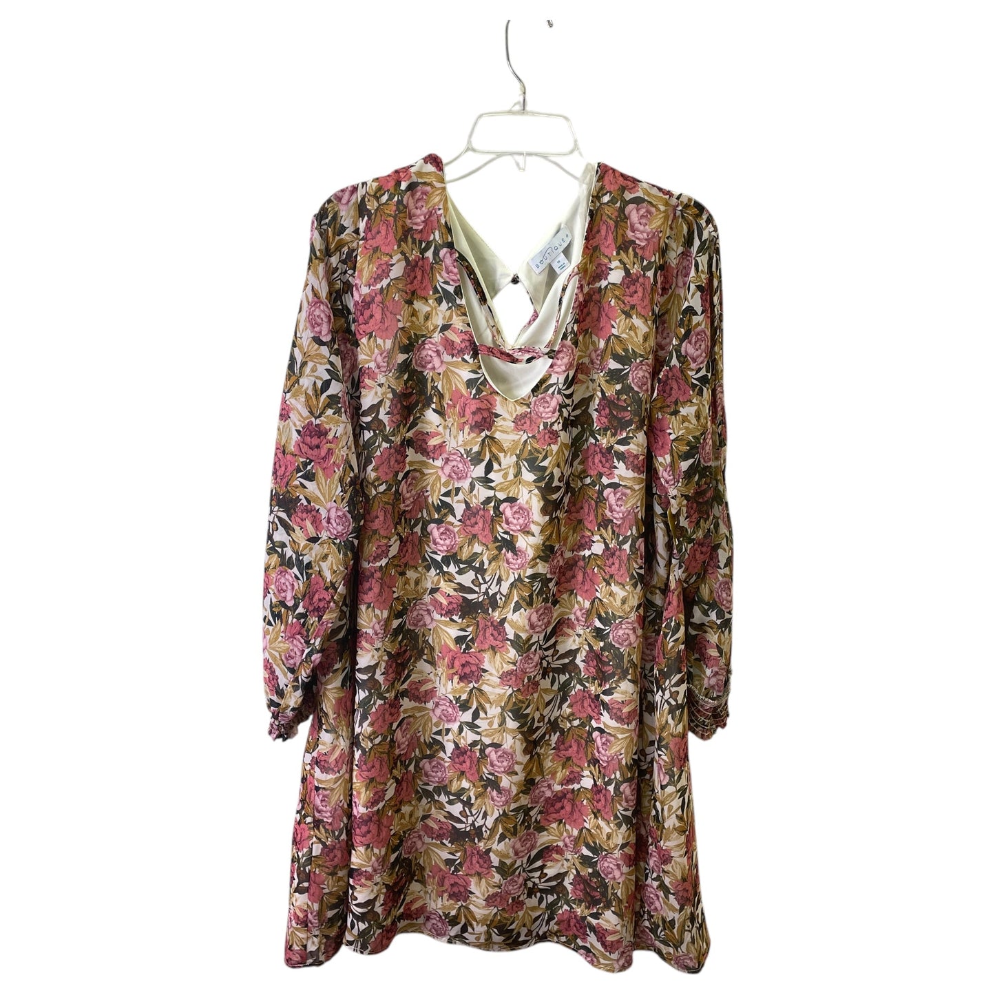 Dress Casual Short By Boutique + In Pink, Size:1X