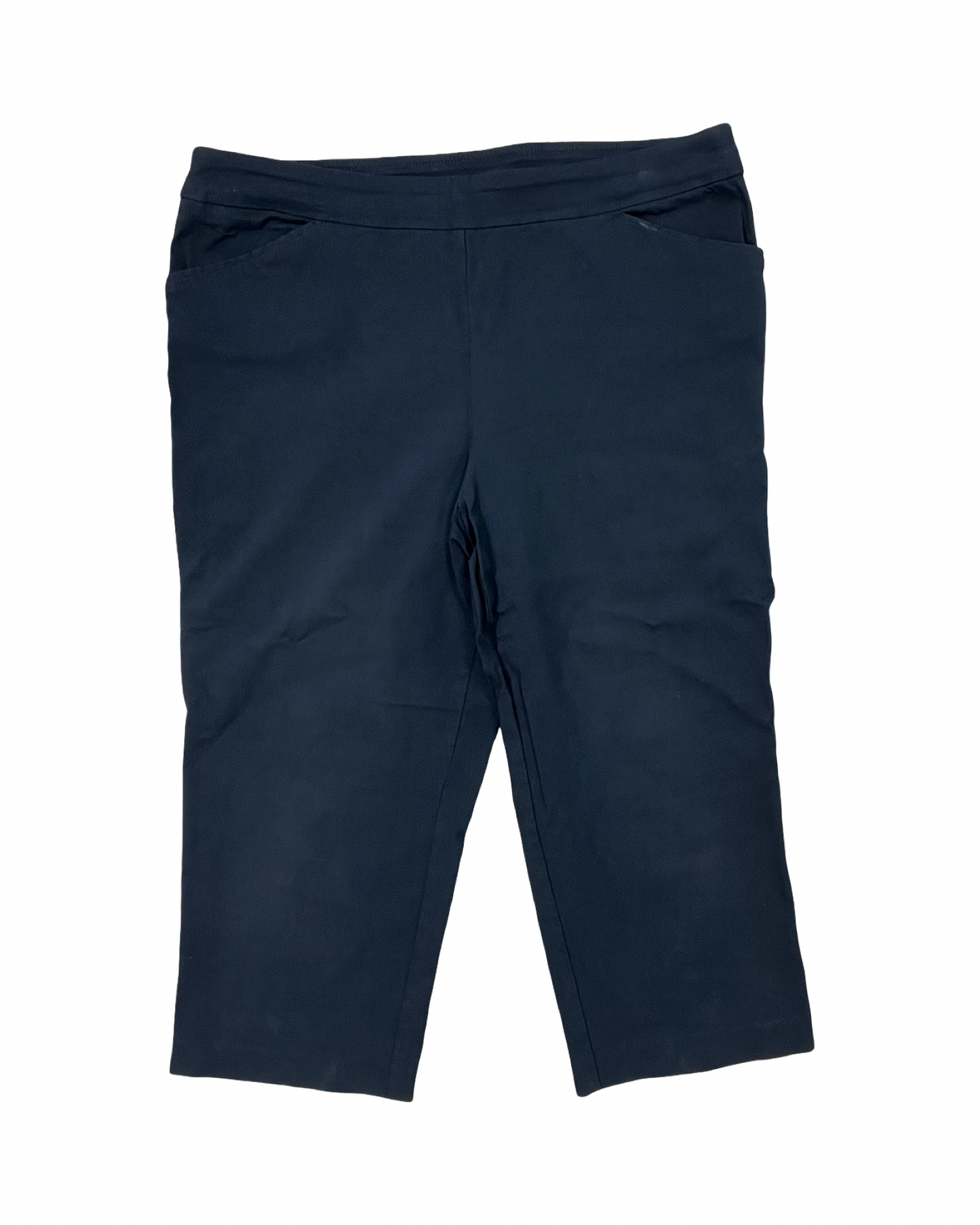 Pants Cropped By Time And Tru In Black, Size:12
