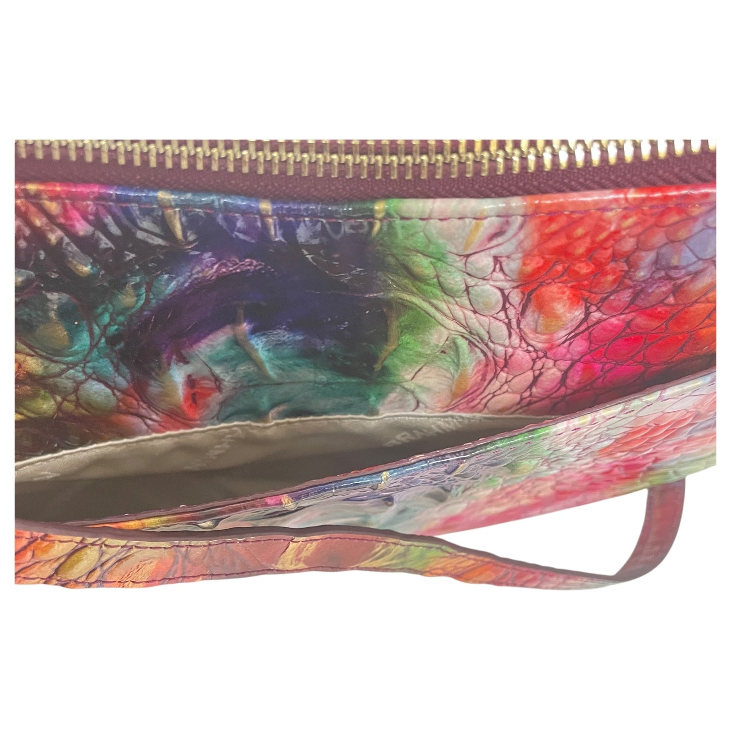 Crossbody Designer By Brahmin In Multi, Size:Medium