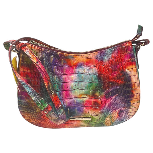 Crossbody Designer By Brahmin In Multi, Size:Medium