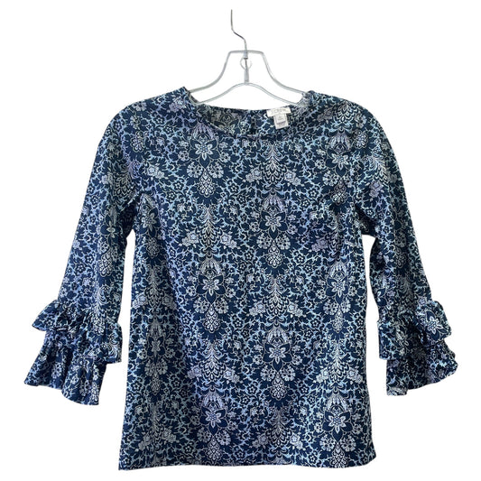 Top Ls By J. Crew In Blue, Size:Xs