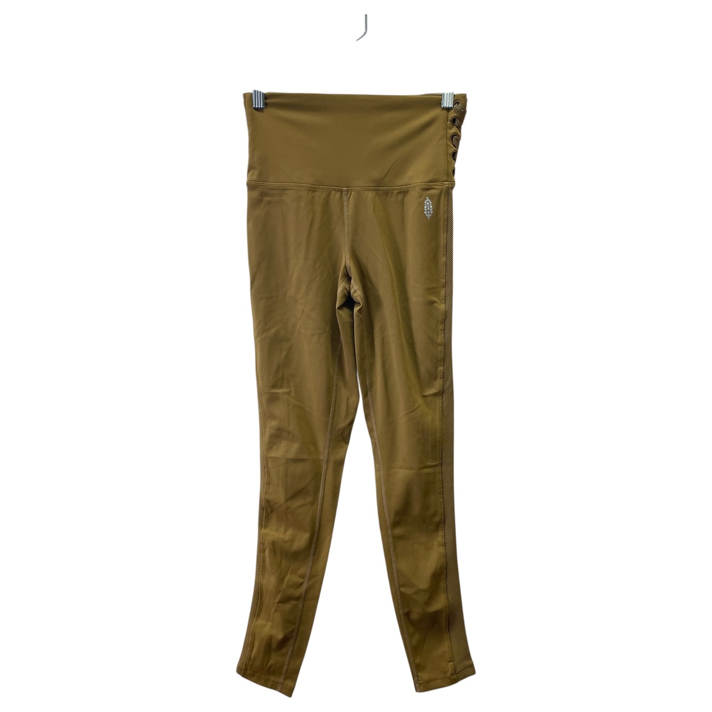 Athletic Leggings By Free People In Gold, Size:M