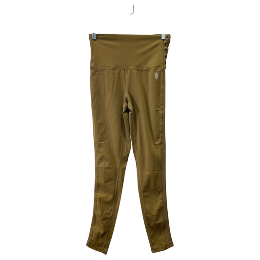 Athletic Leggings By Free People In Gold, Size:M