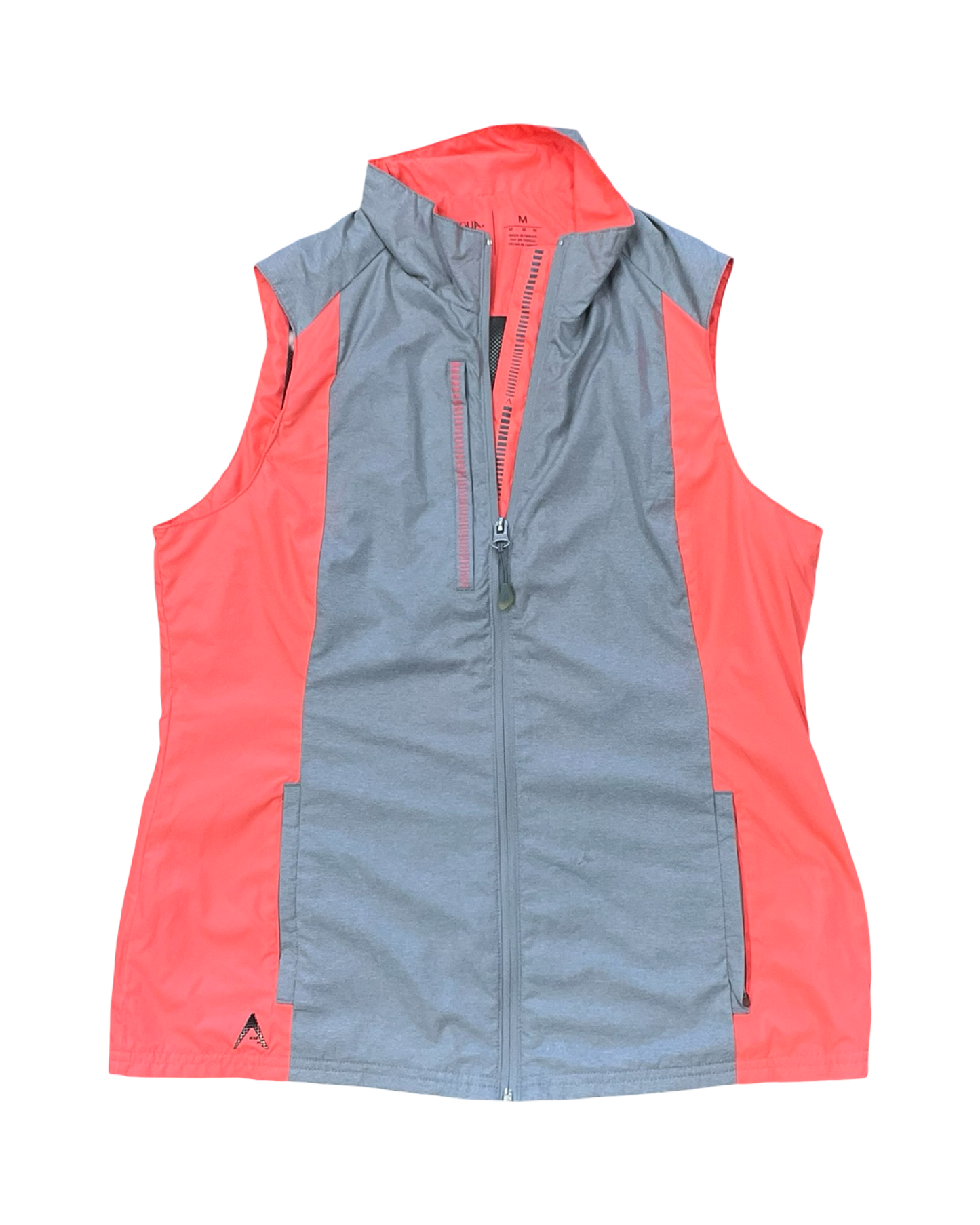 Vest Other By Antigua In Grey & Orange, Size:M