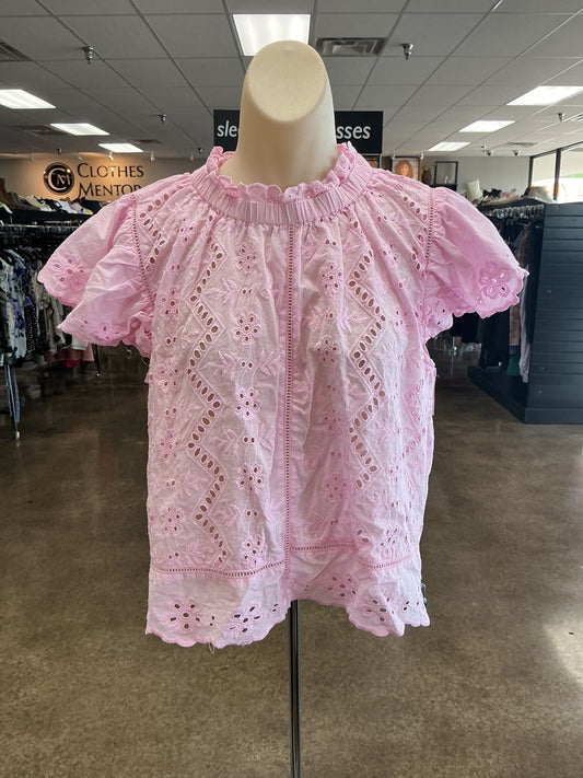 Top Ss By Clothes Mentor In Pink, Size:L