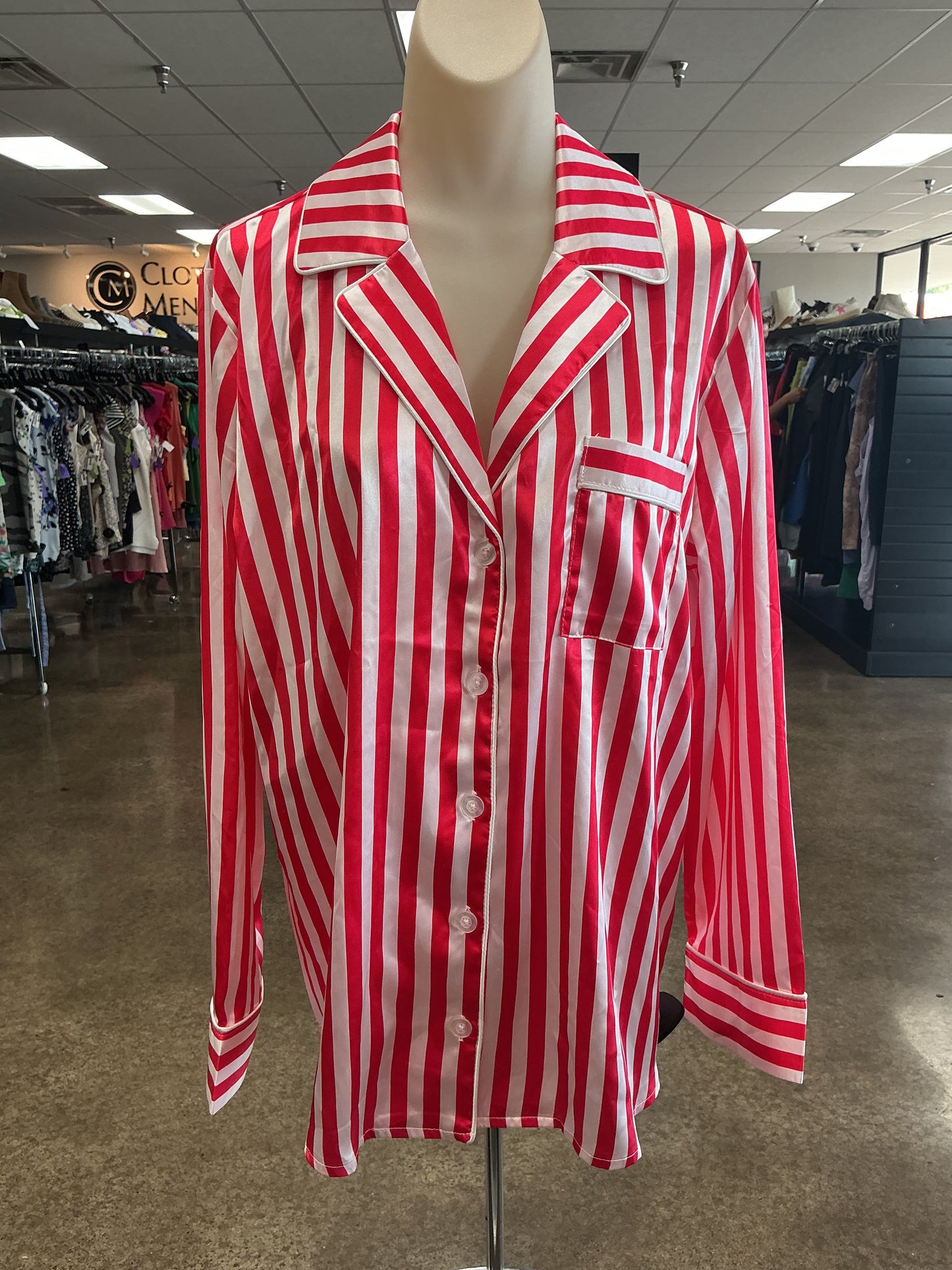 Top Ls By Show Me Your Mumu In Striped Pattern, Size:S