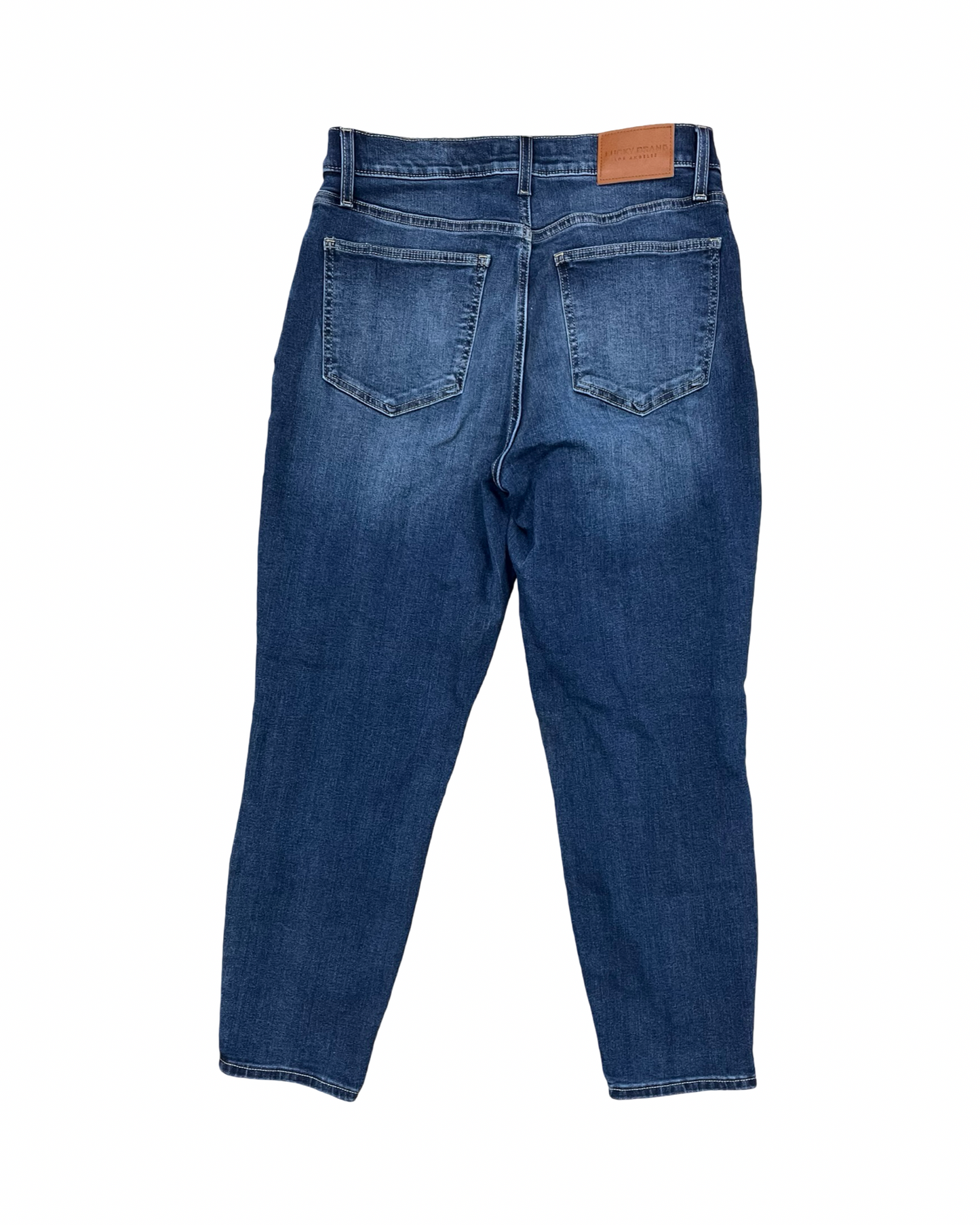 Jeans Skinny By Lucky Brand In Blue Denim, Size:12