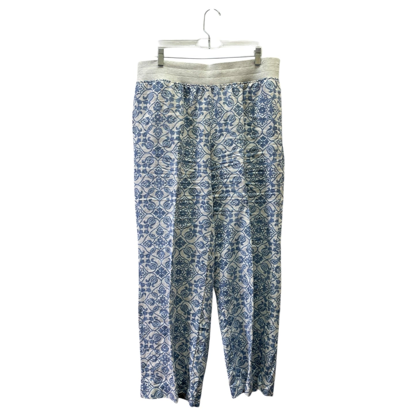 Pants Wide Leg By Soft Surroundings In Blue & White, Size:L