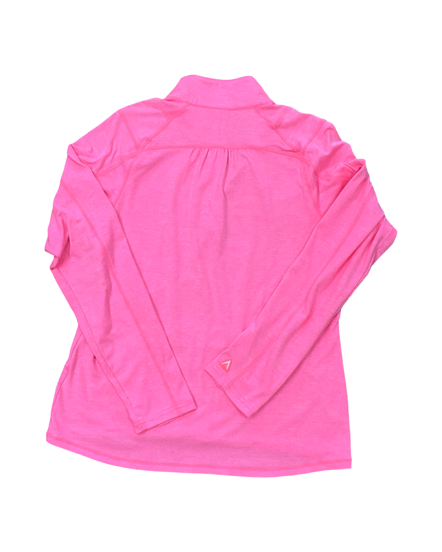 Athletic Top Ls Collar By Antigua In Pink, Size:M