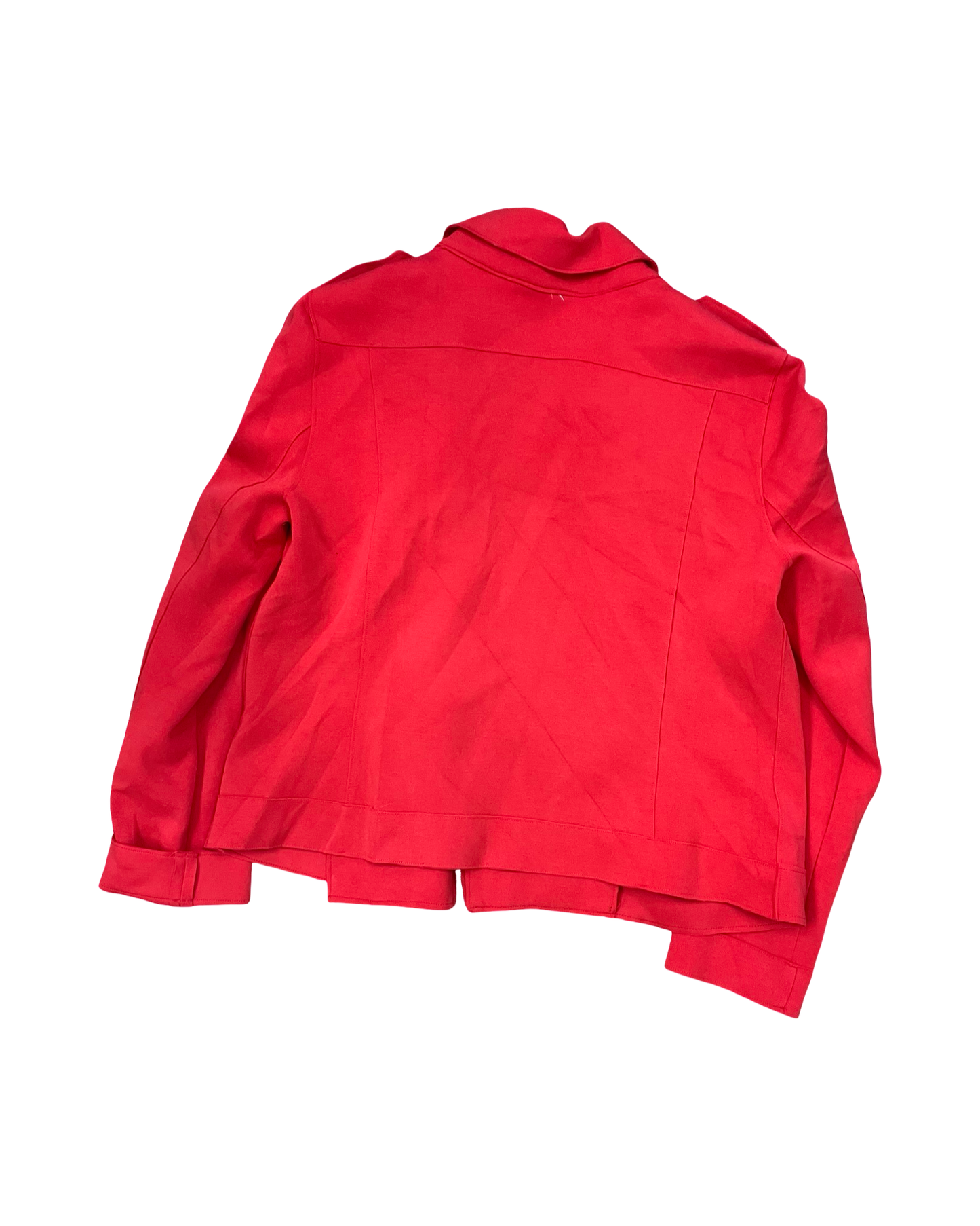 Jacket Moto By Carolina Belle In Red, Size:Xl