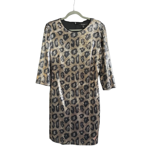 Dress Party Short By Nicole Miller In Animal Print, Size: 6