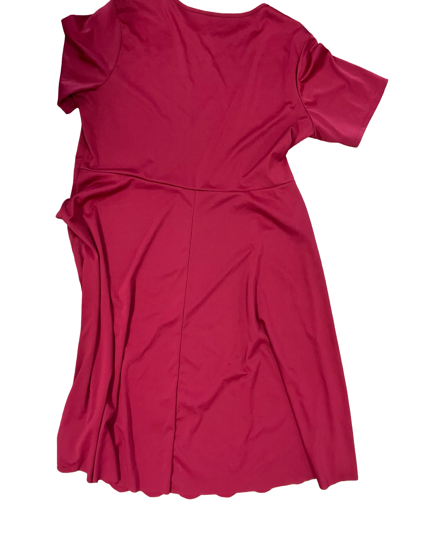Dress Work By Clothes Mentor In Red, Size:2X