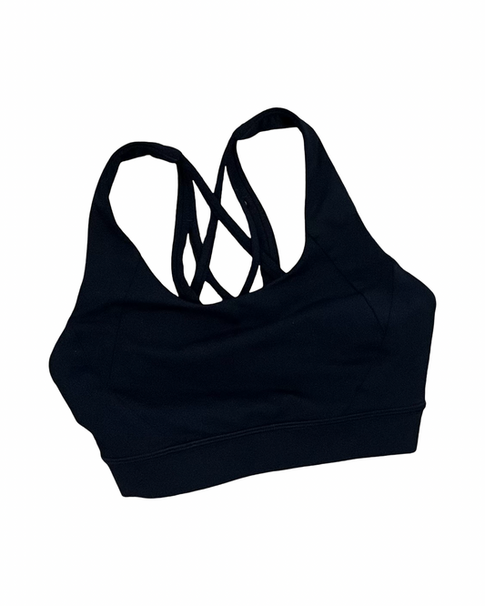 Athletic Bra By Lululemon In Black, Size:Xs